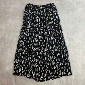 Vintage Putumayo Skirt Womens XS Floral Midi Prairie Lightweight